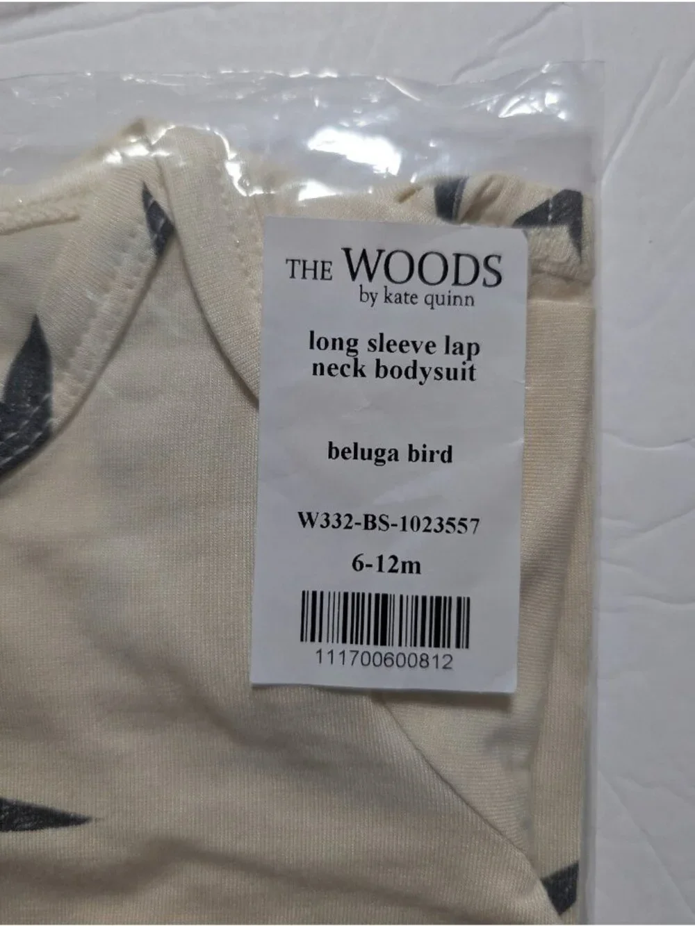 Kate Quinn Modal The Woods Beluga Birds Bodysuit & Flight Hat Bundle 6-12 Months